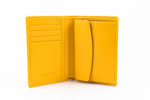 Vertical Bifold Wallet - SUNFLOWER